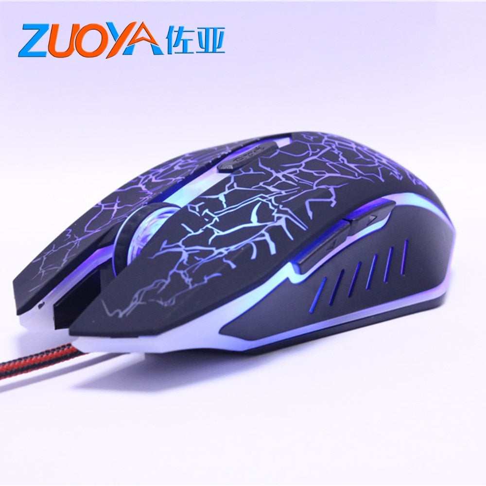 Mouse DPI LED Optical USB Wired Computer gaming  LED Optical Gamer Mice Game Mause For PC laptop